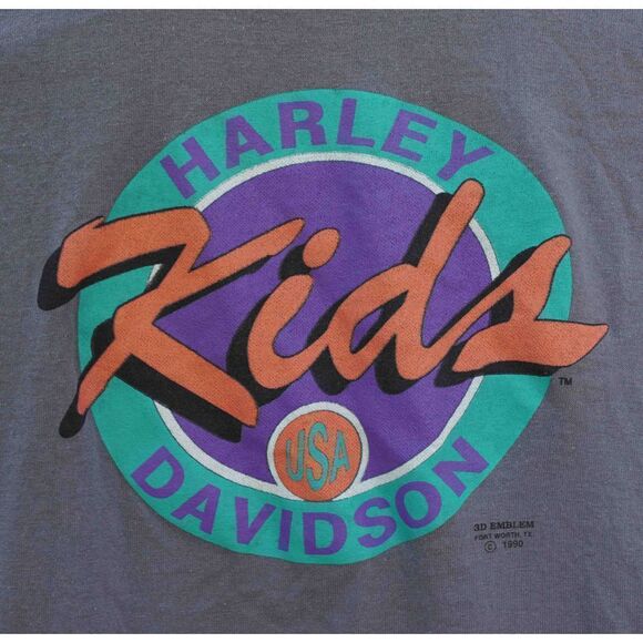 Vintage 90s Harley Davidson Kids Virginia Beach T-Shirt - Picture 3 of 4